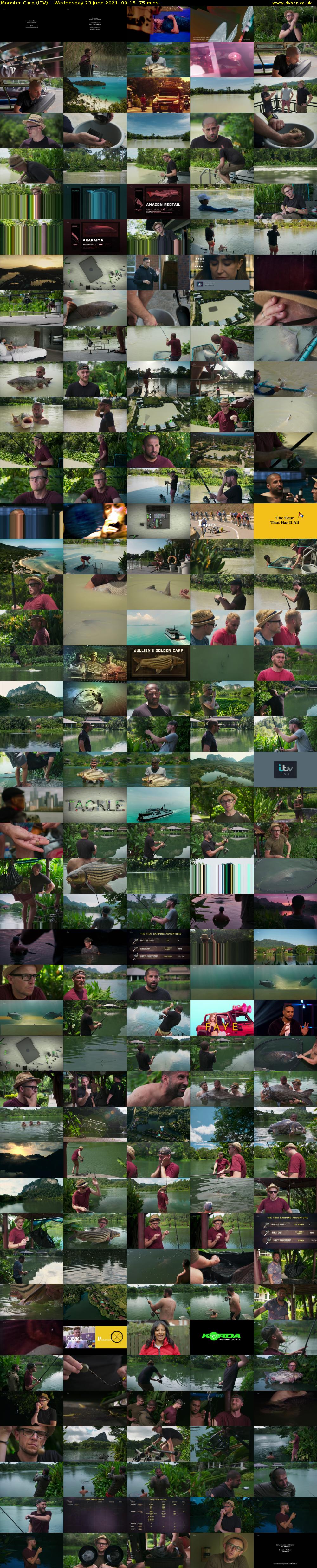 Monster Carp (ITV) Wednesday 23 June 2021 00:15 - 01:30