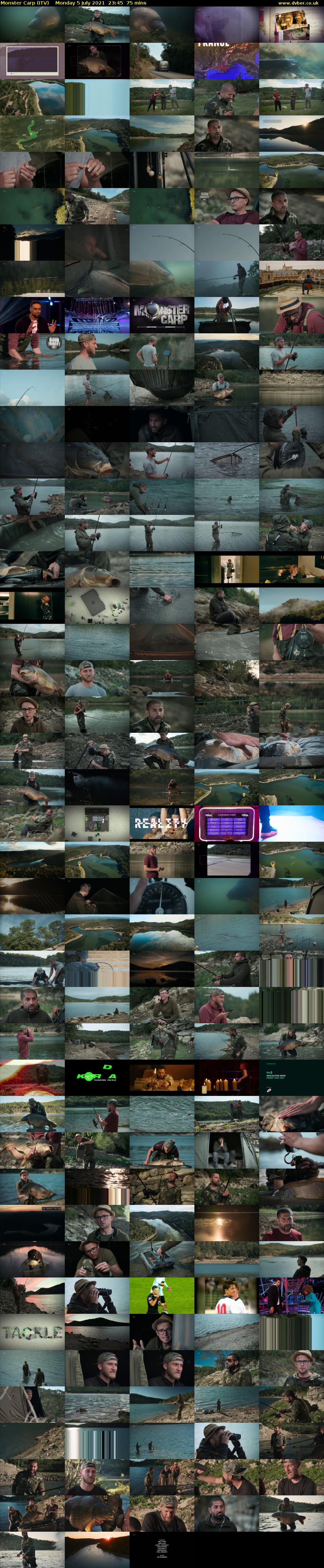 Monster Carp (ITV) Monday 5 July 2021 23:45 - 01:00