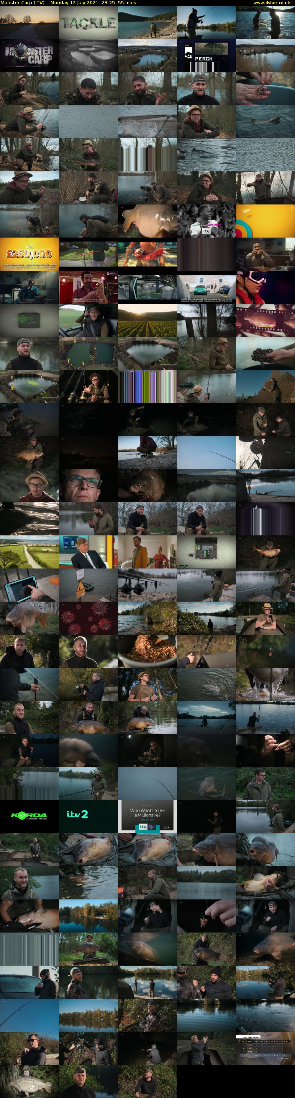 Monster Carp (ITV) Monday 12 July 2021 23:25 - 00:20