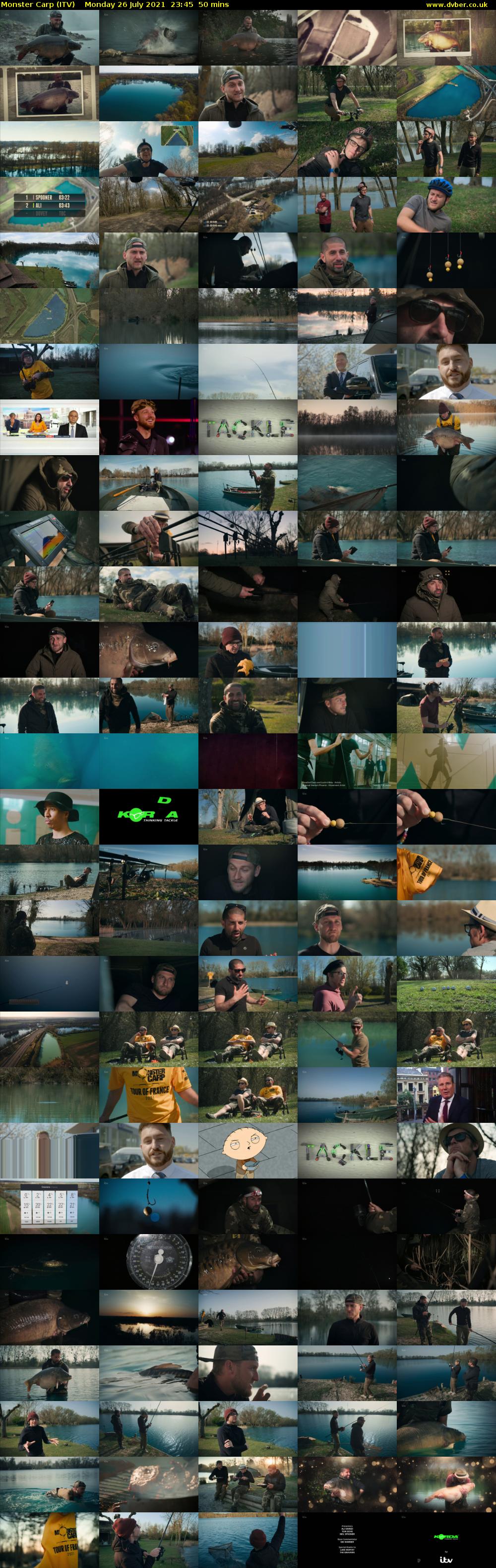 Monster Carp (ITV) Monday 26 July 2021 23:45 - 00:35