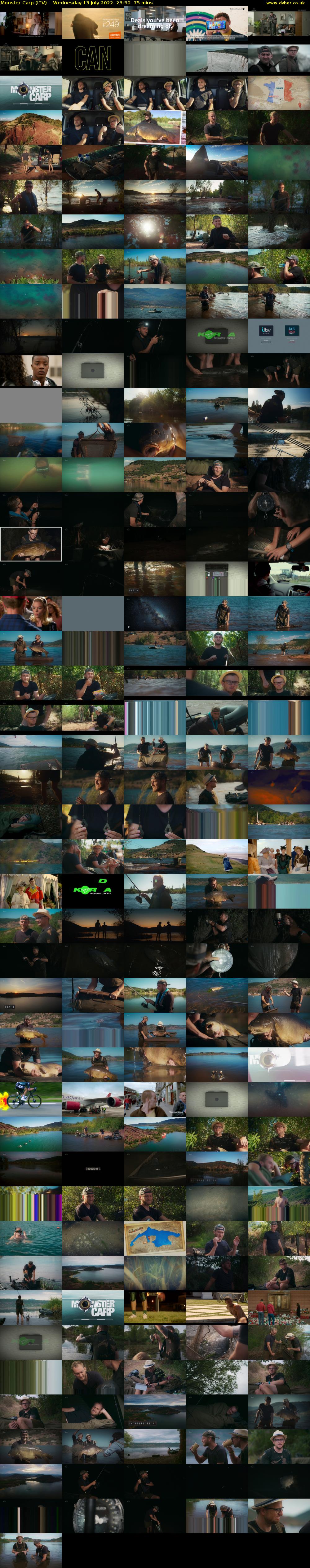 Monster Carp (ITV) Wednesday 13 July 2022 23:50 - 01:05