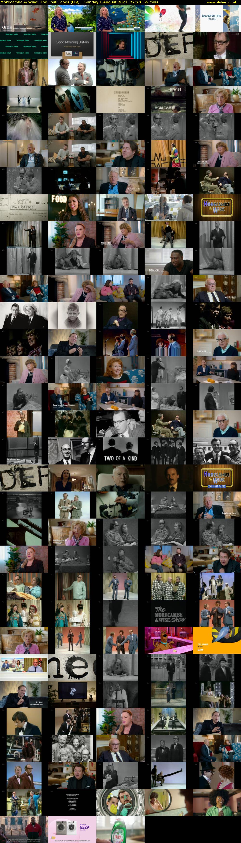 Morecambe & Wise: The Lost Tapes (ITV) Sunday 1 August 2021 22:20 - 23:15