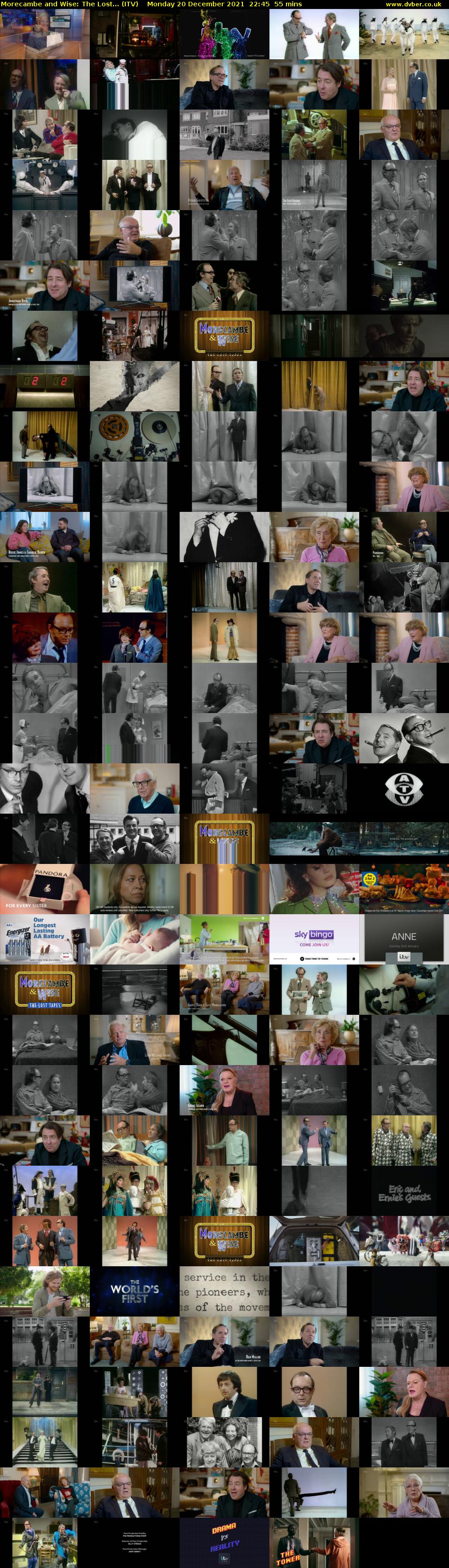 Morecambe and Wise: The Lost... (ITV) Monday 20 December 2021 22:45 - 23:40