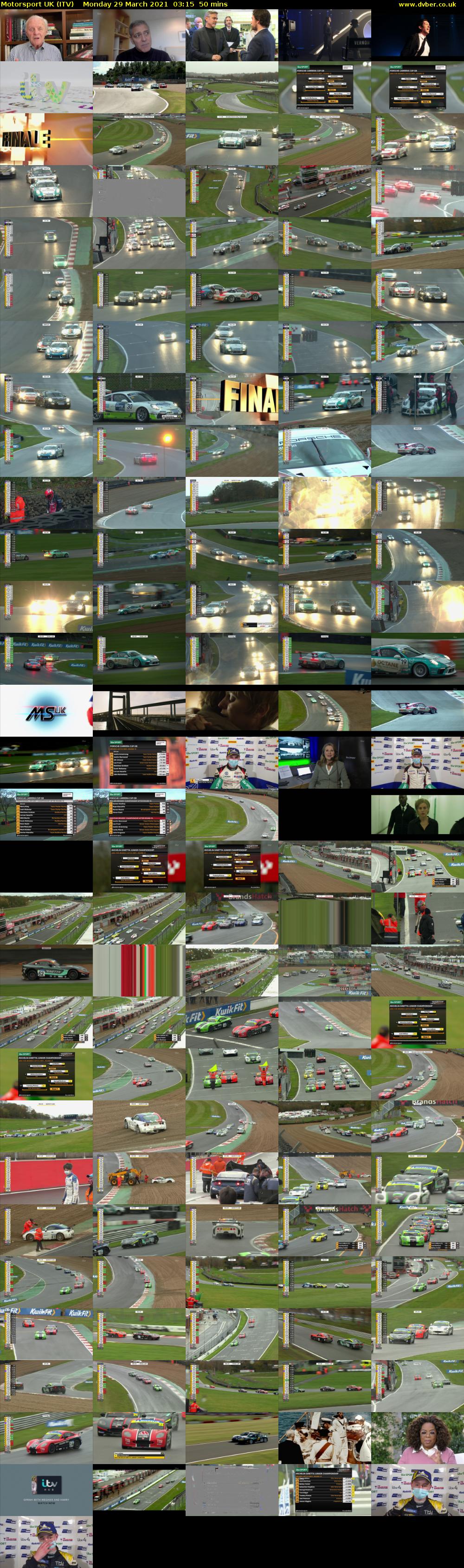 Motorsport UK (ITV) Monday 29 March 2021 03:15 - 04:05