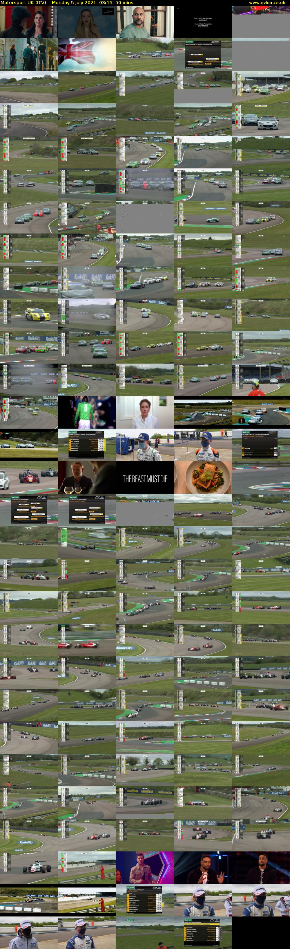 Motorsport UK (ITV) Monday 5 July 2021 03:15 - 04:05