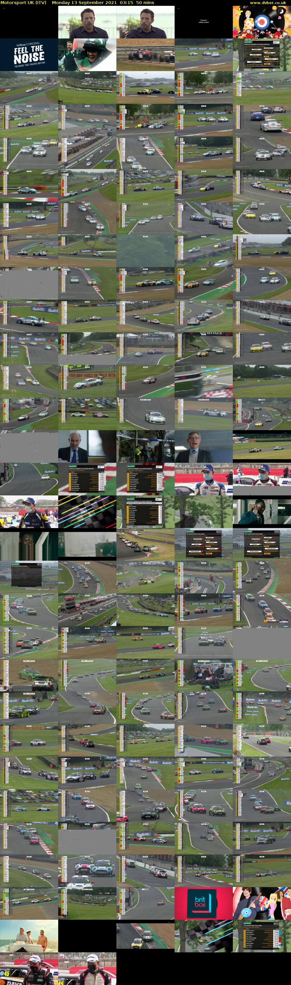 Motorsport UK (ITV) Monday 13 September 2021 03:15 - 04:05