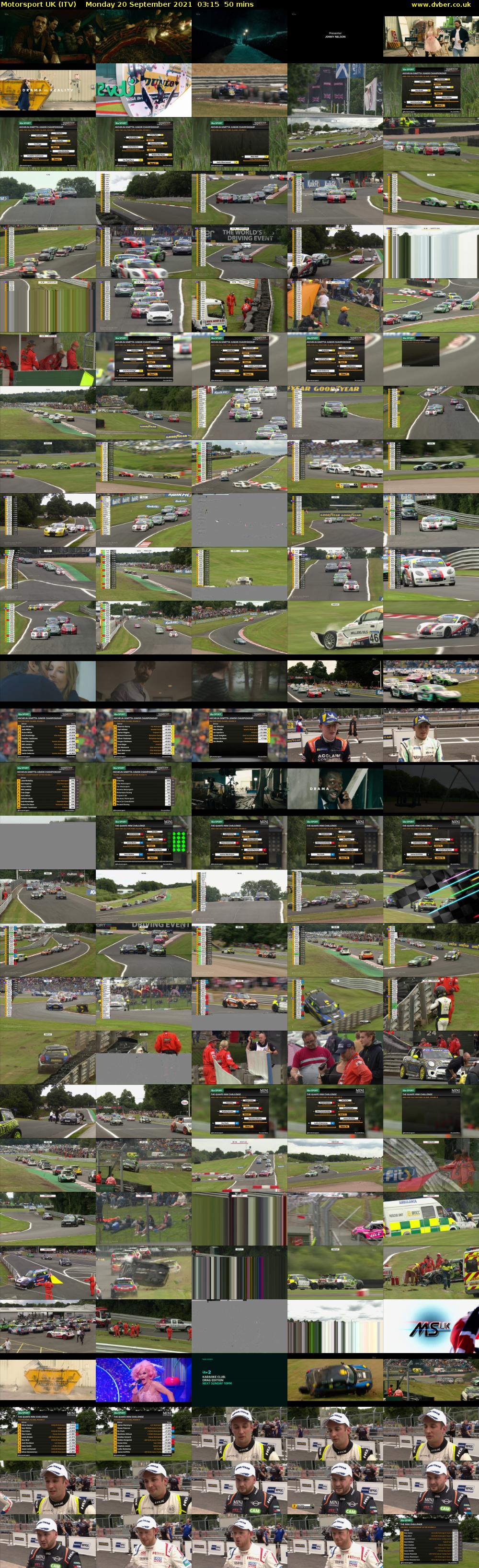 Motorsport UK (ITV) Monday 20 September 2021 03:15 - 04:05