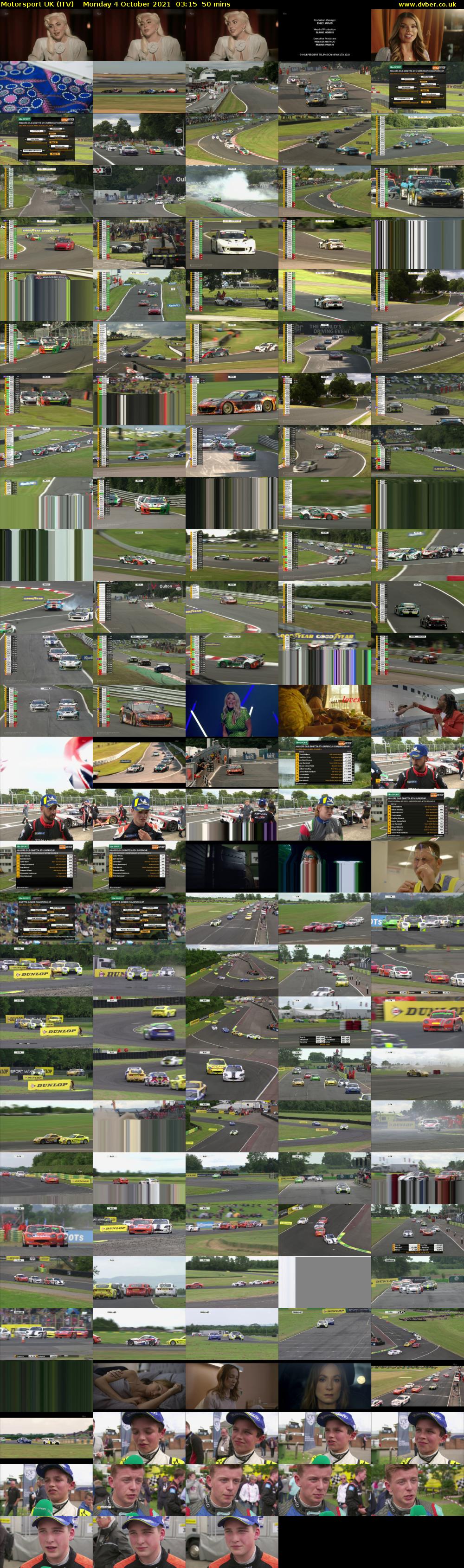 Motorsport UK (ITV) Monday 4 October 2021 03:15 - 04:05