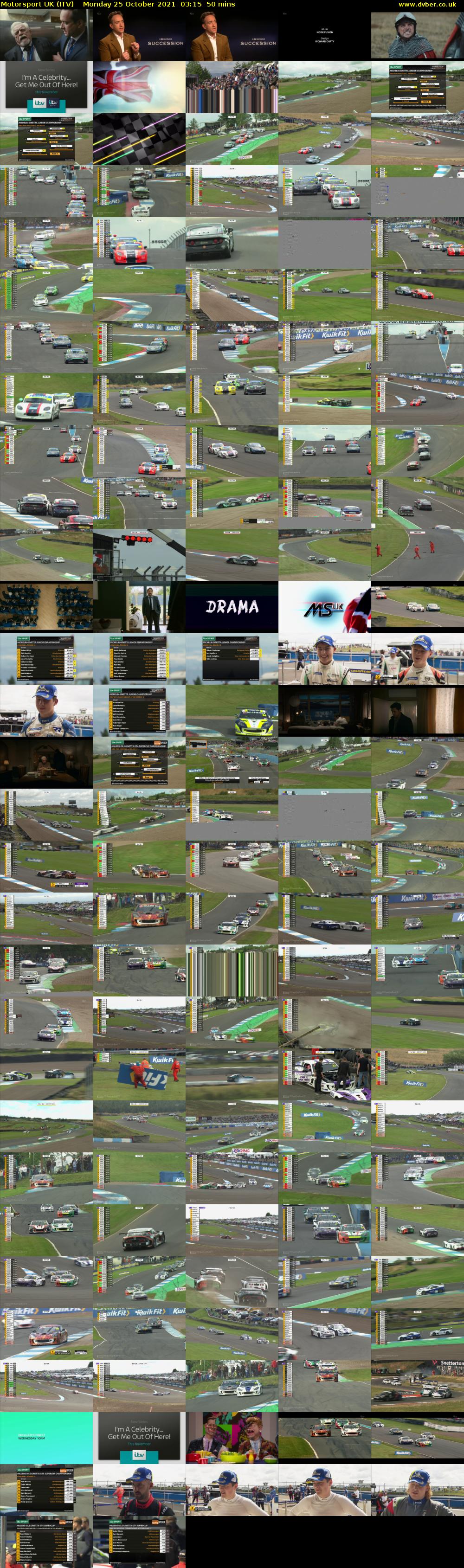 Motorsport UK (ITV) Monday 25 October 2021 03:15 - 04:05