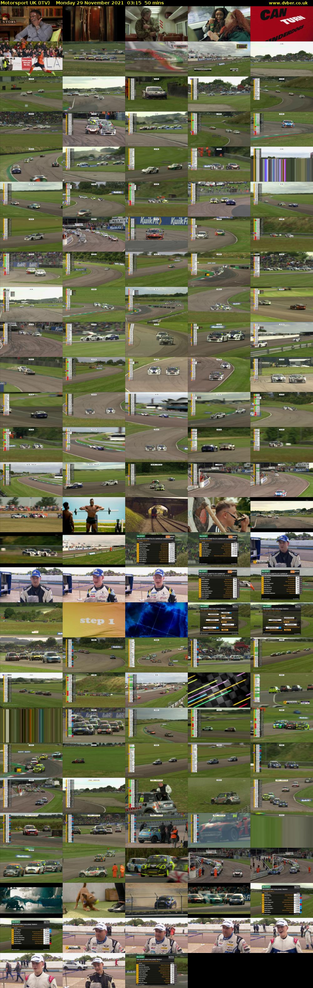 Motorsport UK (ITV) Monday 29 November 2021 03:15 - 04:05
