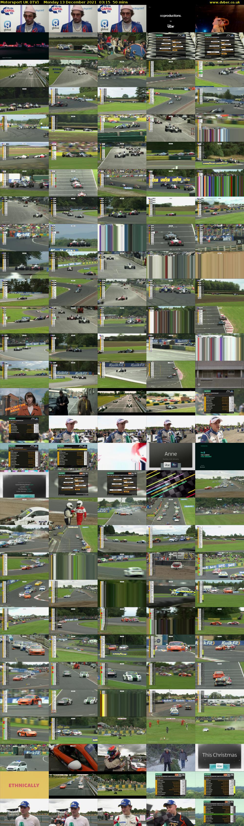 Motorsport UK (ITV) Monday 13 December 2021 03:15 - 04:05