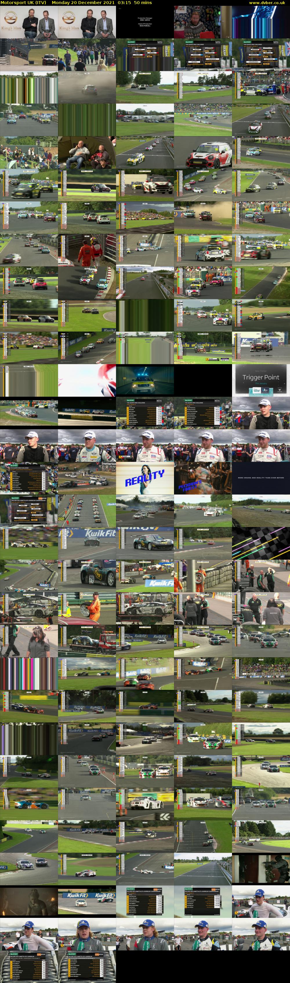 Motorsport UK (ITV) Monday 20 December 2021 03:15 - 04:05
