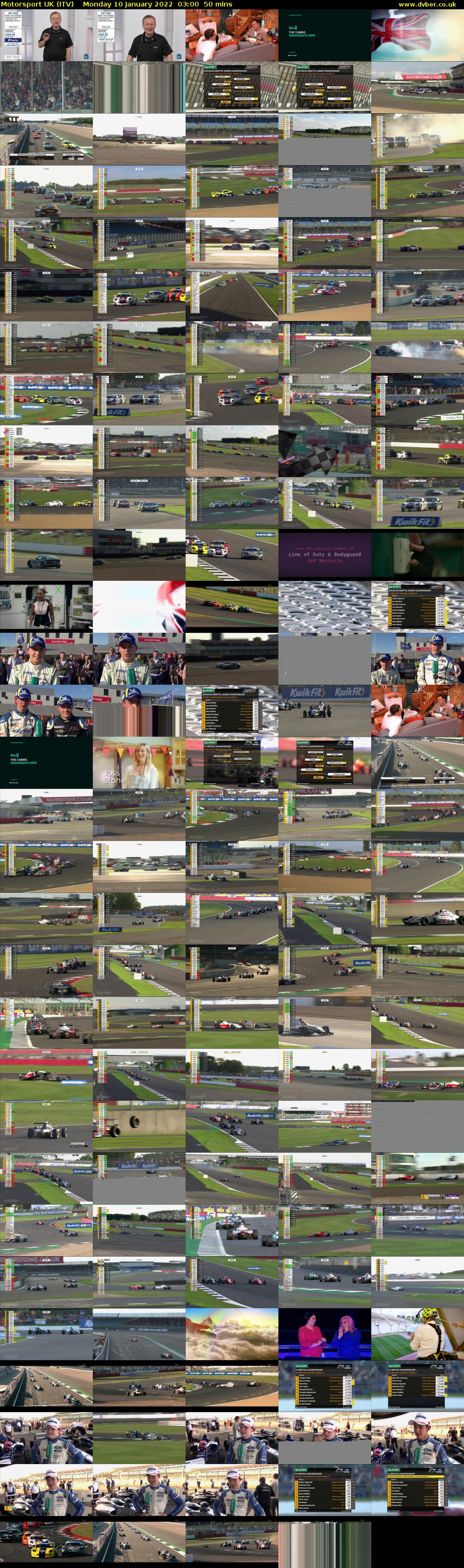 Motorsport UK (ITV) Monday 10 January 2022 03:00 - 03:50
