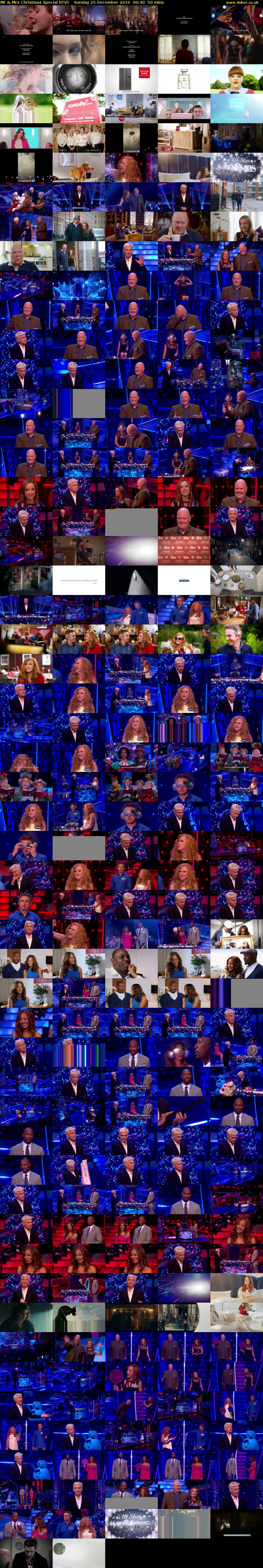 Mr & Mrs Christmas Special (ITV) Sunday 25 December 2016 00:40 - 01:30