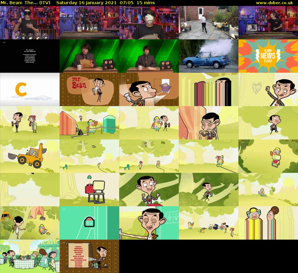 Mr. Bean: The... (ITV) Saturday 16 January 2021 07:05 - 07:20