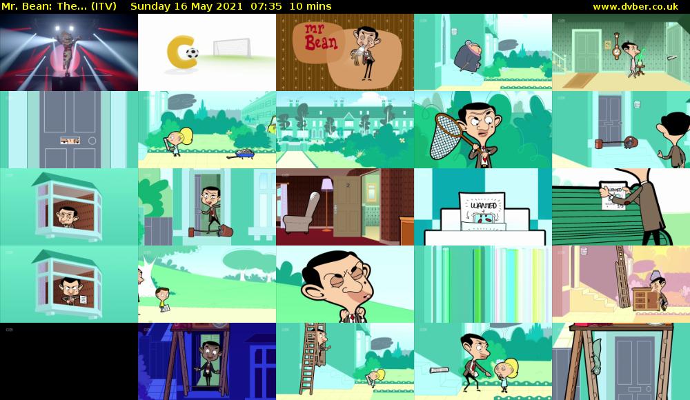 Mr. Bean: The... (ITV) Sunday 16 May 2021 07:35 - 07:45