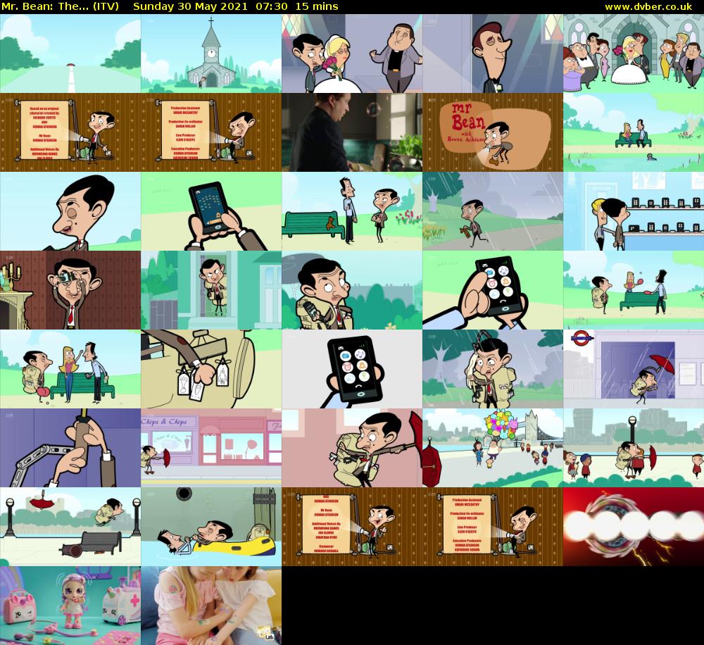 Mr. Bean: The... (ITV) Sunday 30 May 2021 07:30 - 07:45