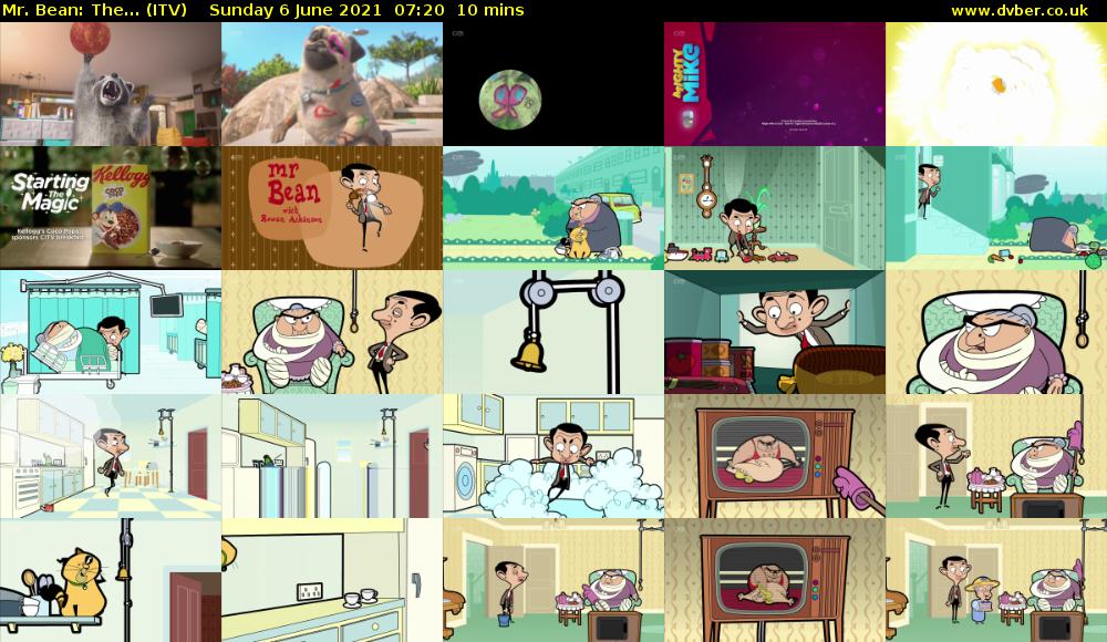 Mr. Bean: The... (ITV) Sunday 6 June 2021 07:20 - 07:30