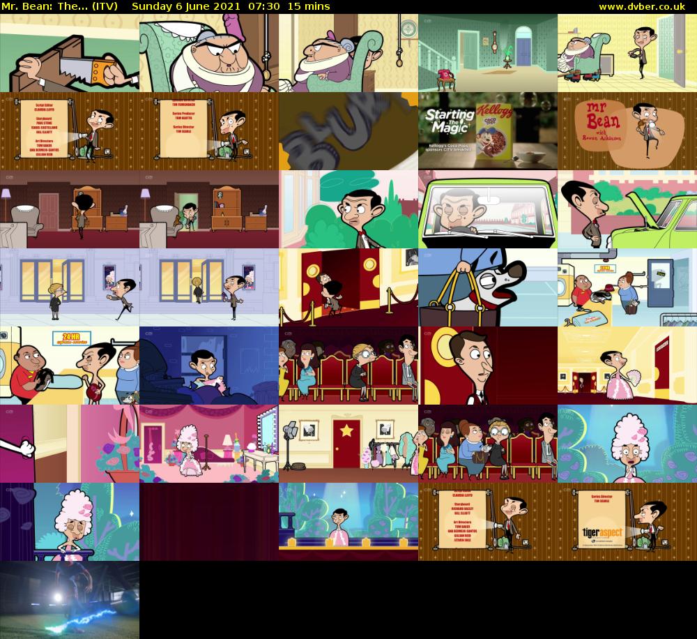 Mr. Bean: The... (ITV) Sunday 6 June 2021 07:30 - 07:45