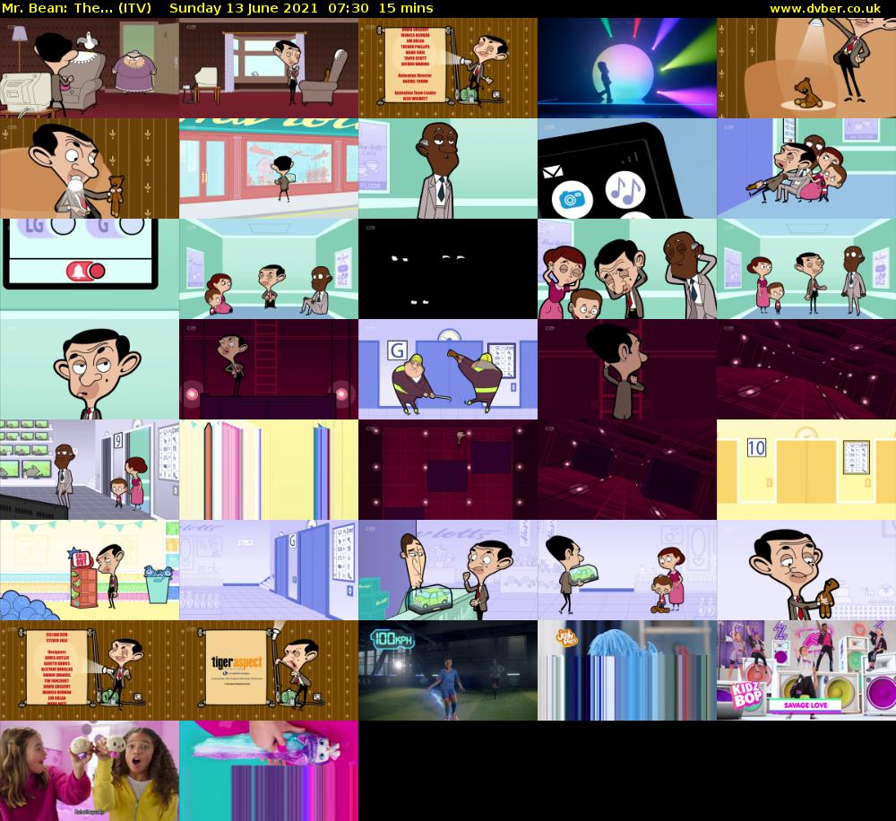 Mr. Bean: The... (ITV) Sunday 13 June 2021 07:30 - 07:45