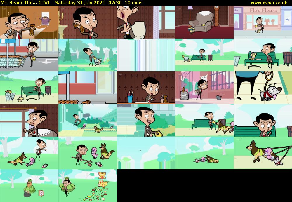 Mr. Bean: The... (ITV) Saturday 31 July 2021 07:30 - 07:40