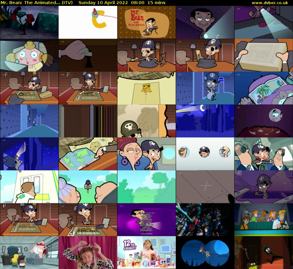Mr. Bean: The Animated... (ITV) Sunday 10 April 2022 08:00 - 08:15