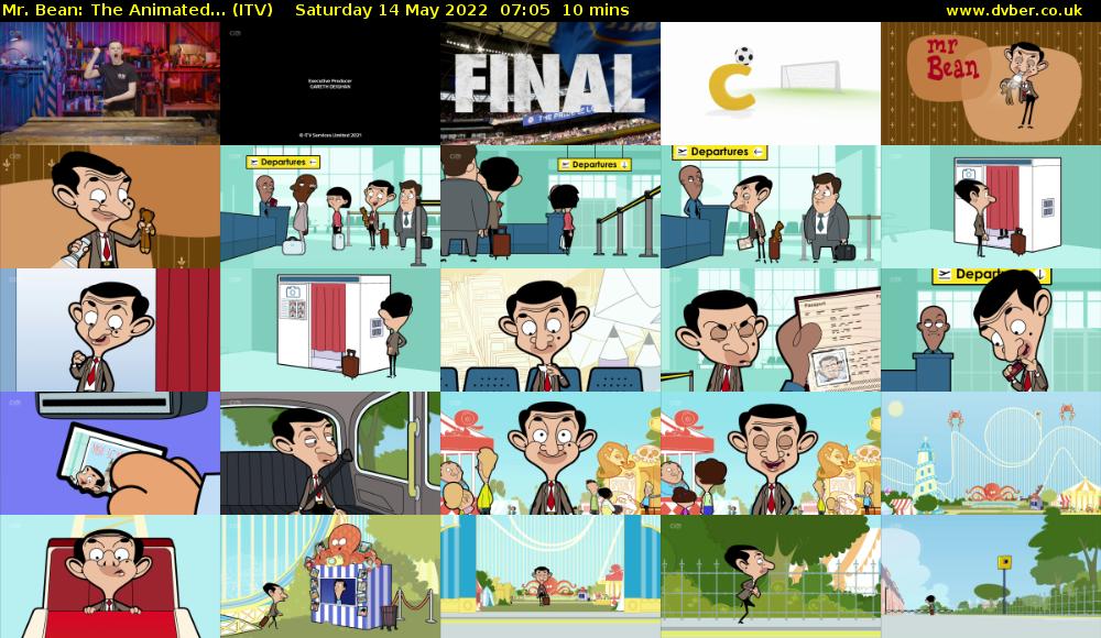 Mr. Bean: The Animated... (ITV) Saturday 14 May 2022 07:05 - 07:15