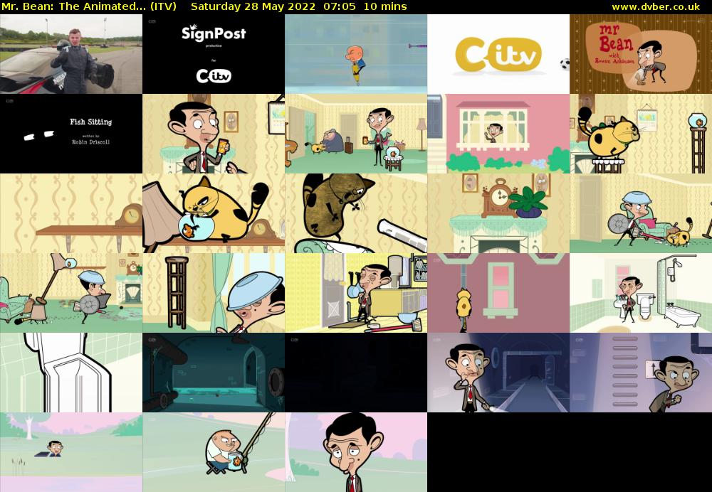 Mr. Bean: The Animated... (ITV) Saturday 28 May 2022 07:05 - 07:15