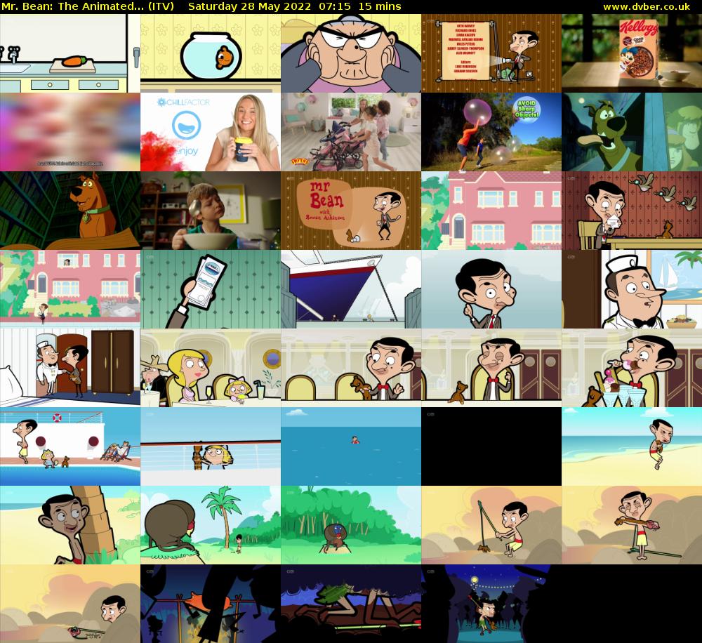 Mr. Bean: The Animated... (ITV) Saturday 28 May 2022 07:15 - 07:30