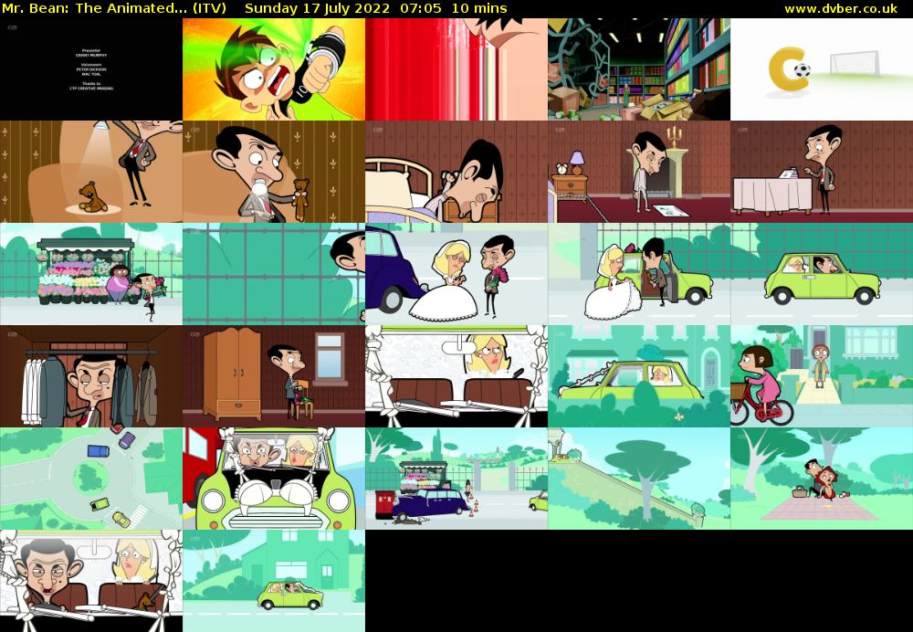 Mr. Bean: The Animated... (ITV) Sunday 17 July 2022 07:05 - 07:15