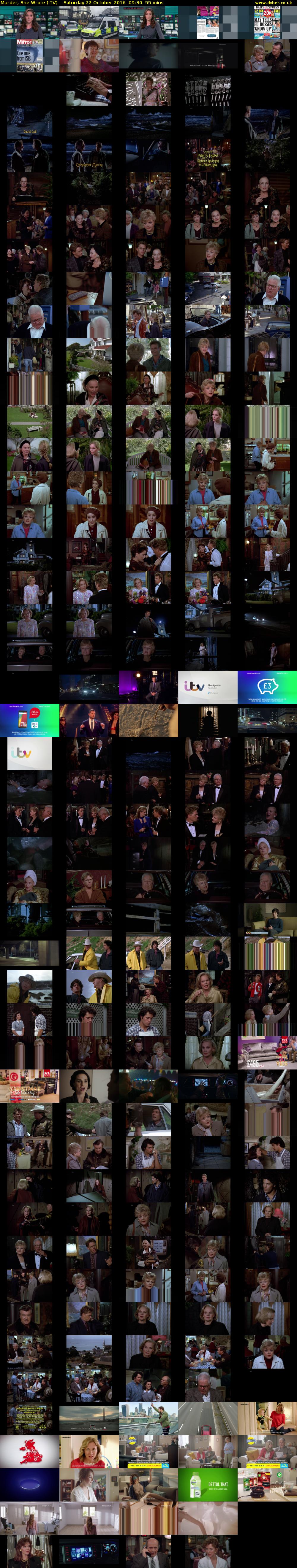 Murder, She Wrote (ITV) Saturday 22 October 2016 09:30 - 10:25