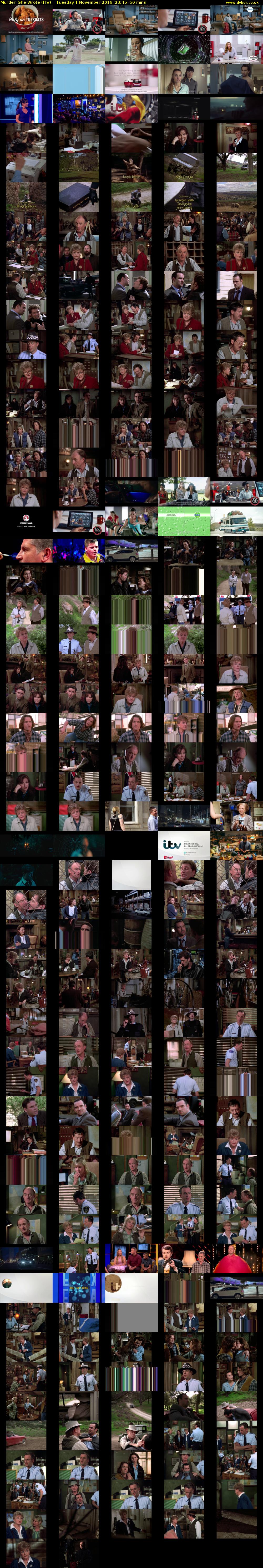 Murder, She Wrote (ITV) Tuesday 1 November 2016 23:45 - 00:35