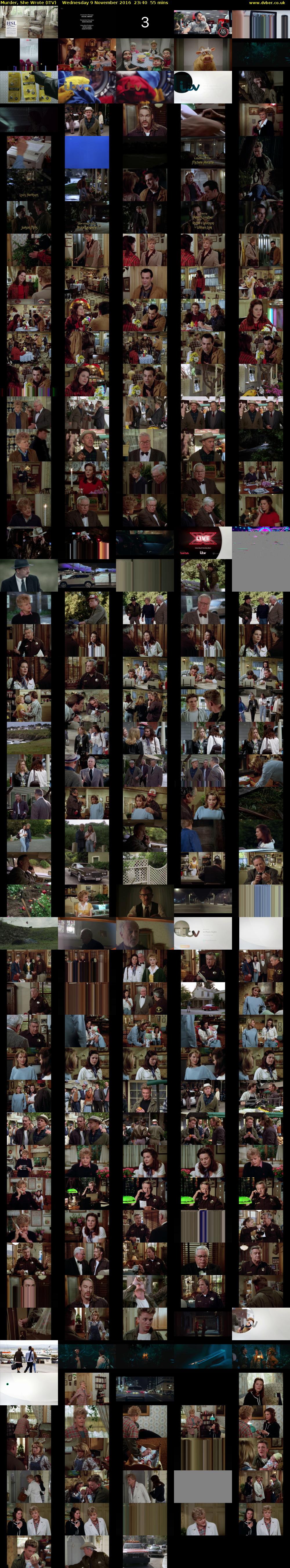 Murder, She Wrote (ITV) Wednesday 9 November 2016 23:40 - 00:35