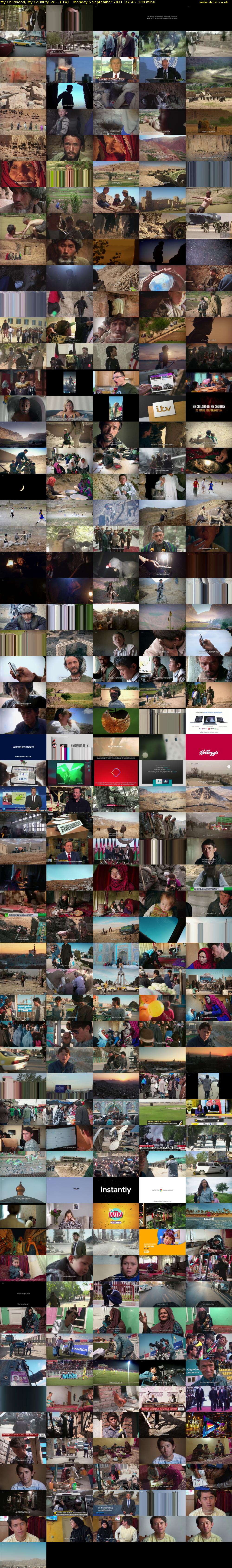 My Childhood, My Country: 20... (ITV) Monday 6 September 2021 22:45 - 00:25