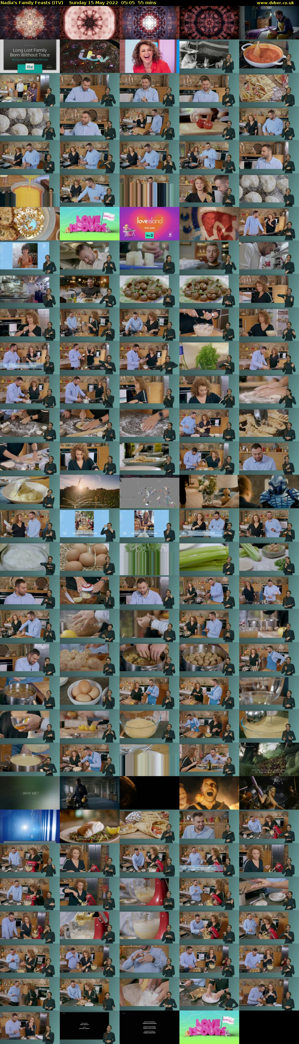 Nadia's Family Feasts (ITV) Sunday 15 May 2022 05:05 - 06:00