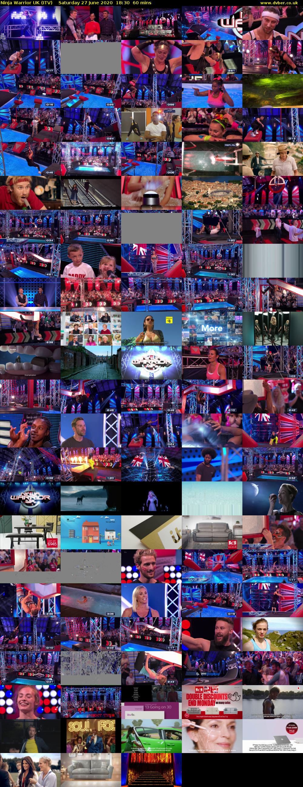 Ninja Warrior UK (ITV) Saturday 27 June 2020 18:30 - 19:30