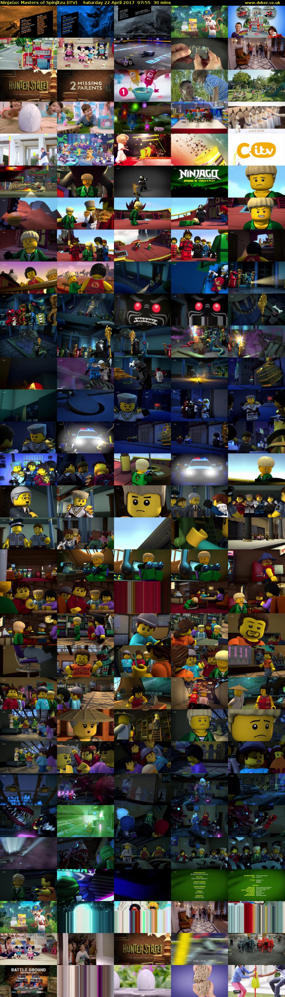 NinjaGo: Masters of Spinjitzu (ITV) Saturday 22 April 2017 07:55 - 08:25