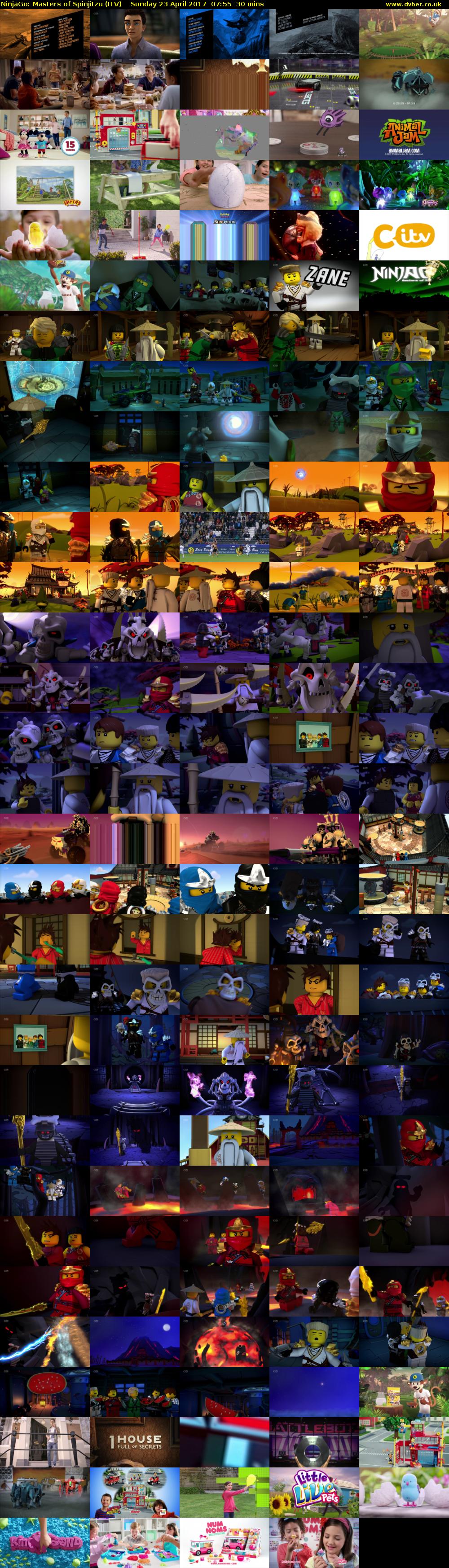 NinjaGo: Masters of Spinjitzu (ITV) Sunday 23 April 2017 07:55 - 08:25