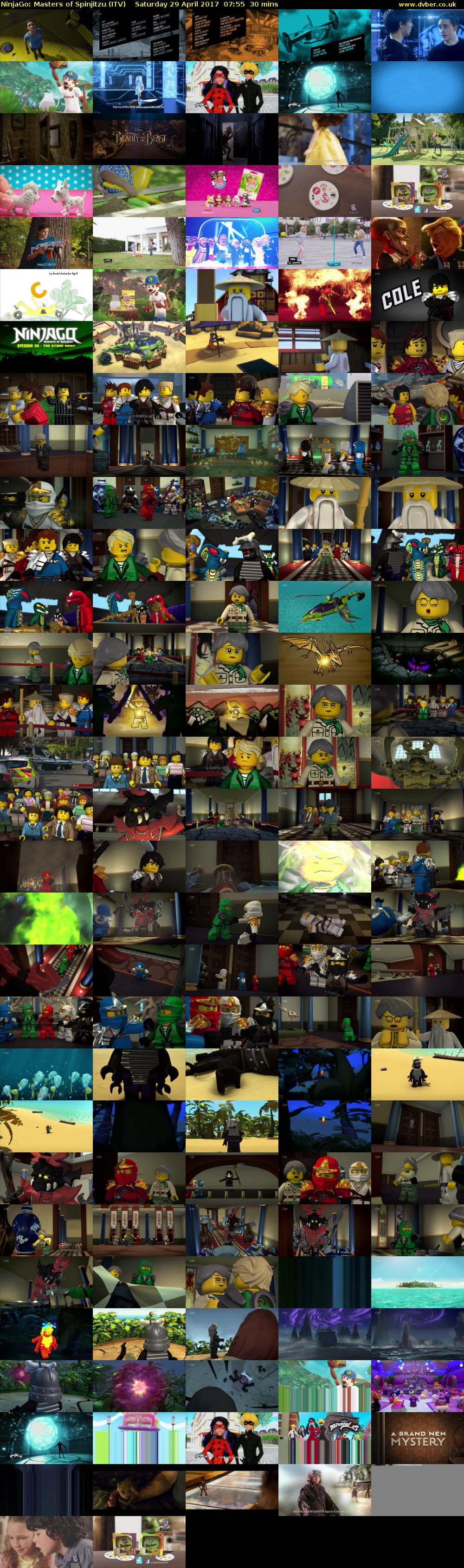 NinjaGo: Masters of Spinjitzu (ITV) Saturday 29 April 2017 07:55 - 08:25