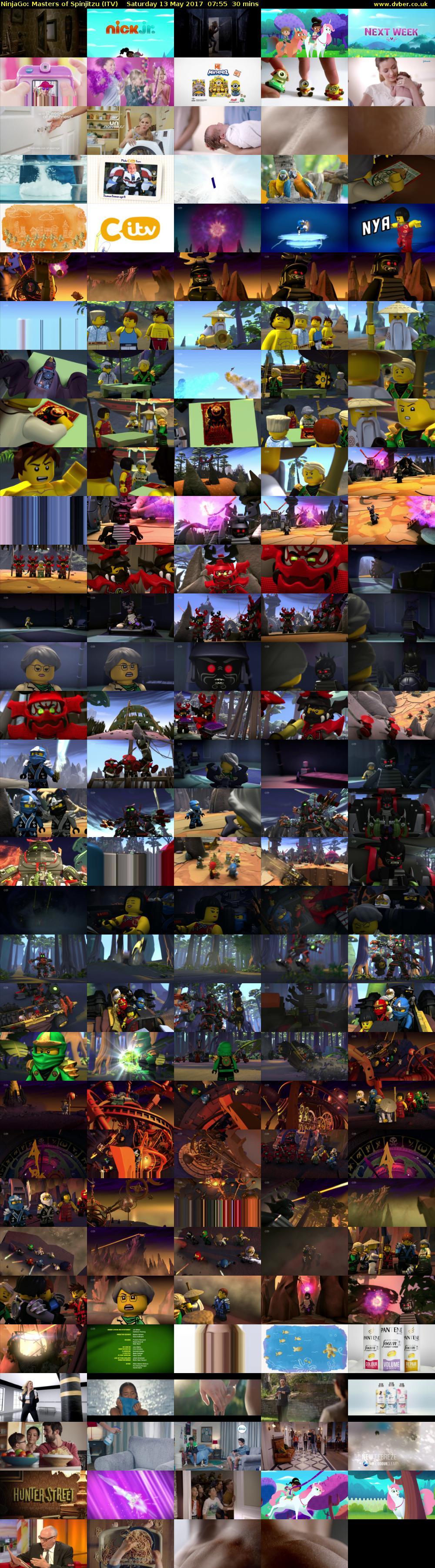 NinjaGo: Masters of Spinjitzu (ITV) Saturday 13 May 2017 07:55 - 08:25