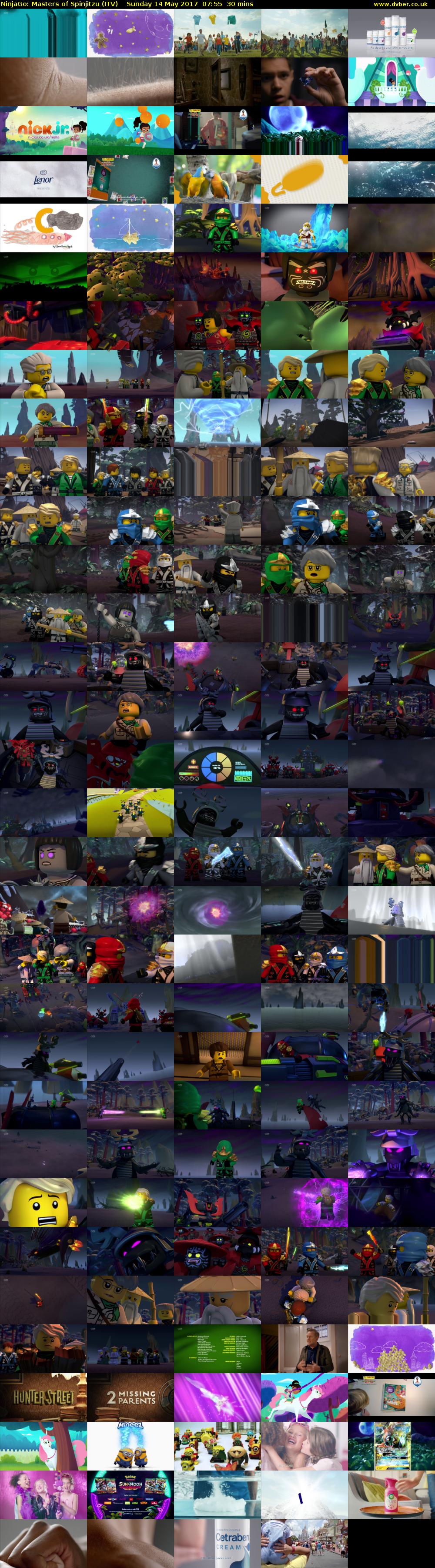 NinjaGo: Masters of Spinjitzu (ITV) Sunday 14 May 2017 07:55 - 08:25