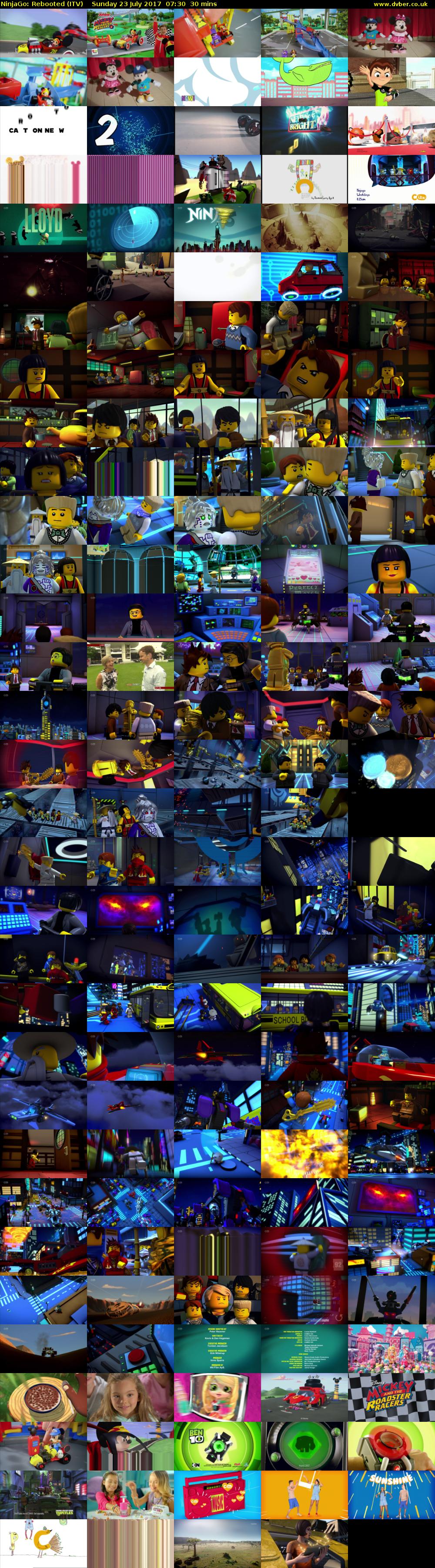 NinjaGo: Rebooted (ITV) Sunday 23 July 2017 07:30 - 08:00