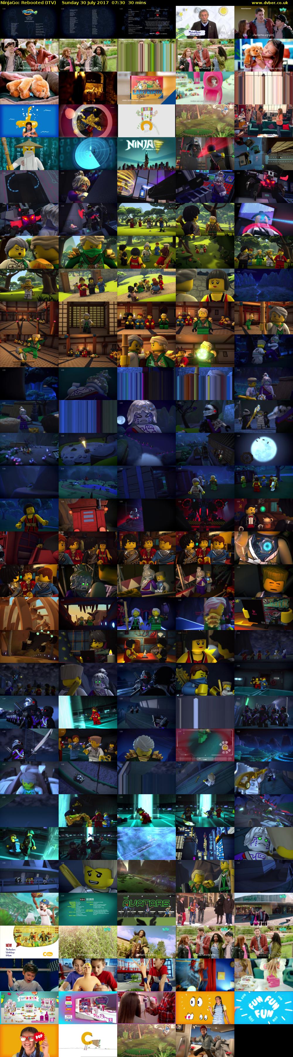 NinjaGo: Rebooted (ITV) Sunday 30 July 2017 07:30 - 08:00