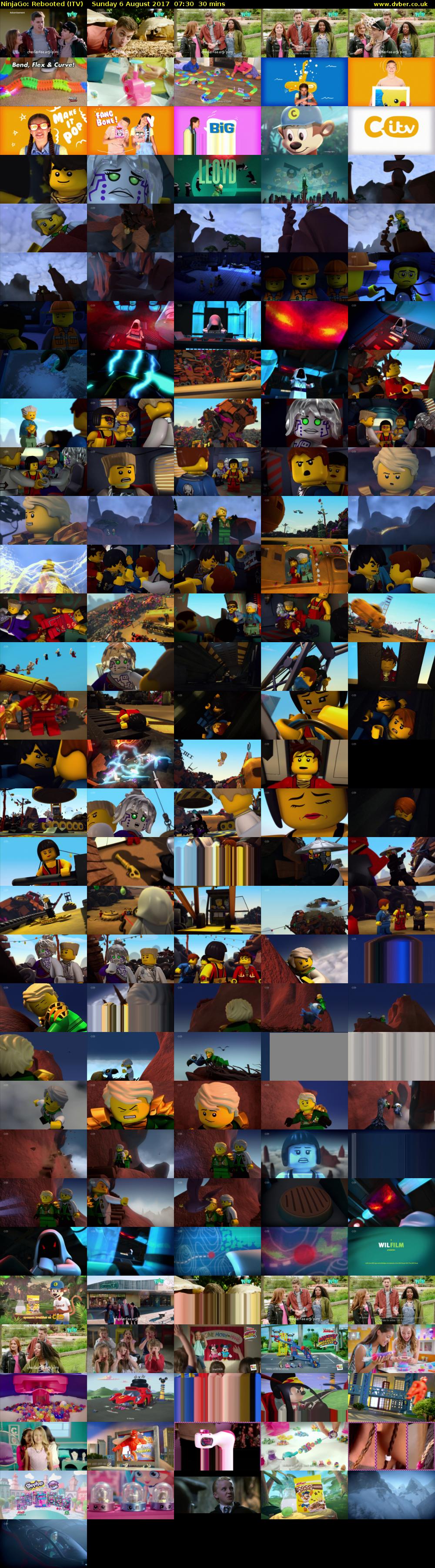 NinjaGo: Rebooted (ITV) Sunday 6 August 2017 07:30 - 08:00