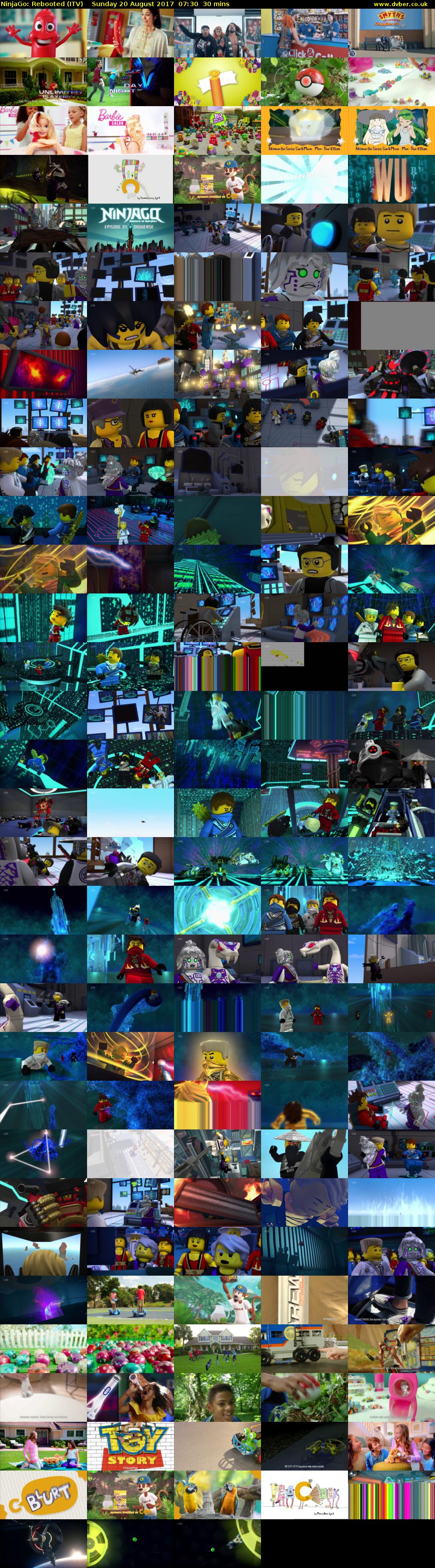 NinjaGo: Rebooted (ITV) Sunday 20 August 2017 07:30 - 08:00