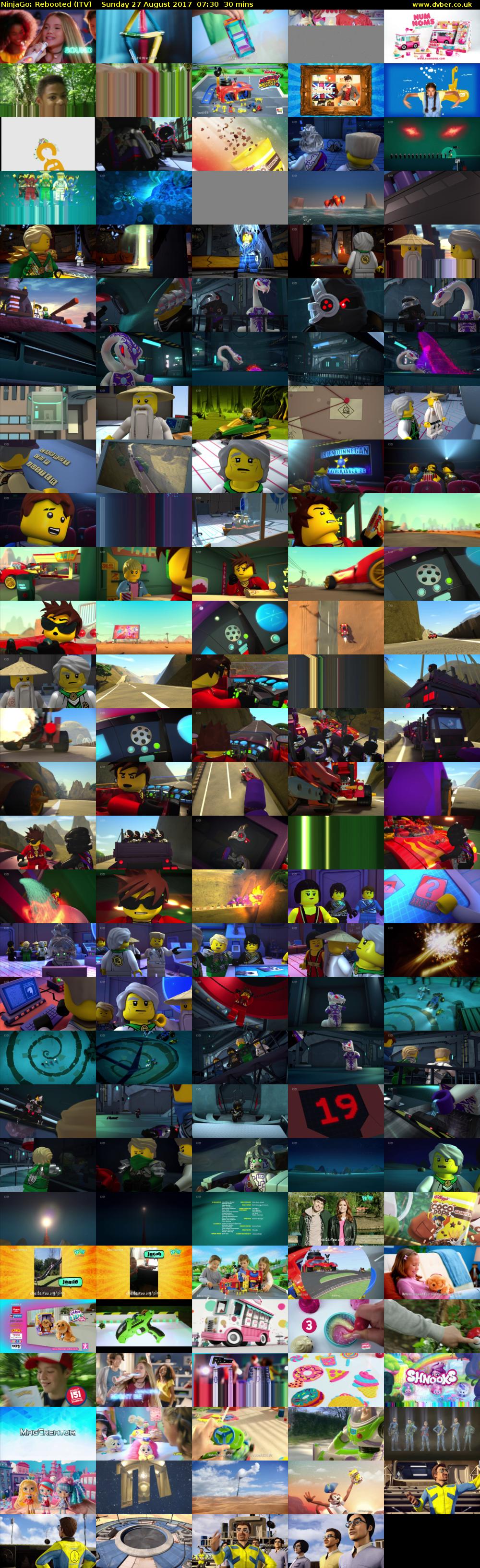NinjaGo: Rebooted (ITV) Sunday 27 August 2017 07:30 - 08:00