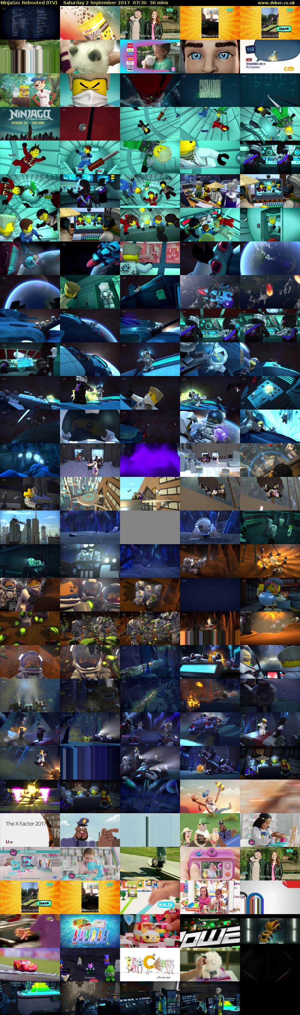 NinjaGo: Rebooted (ITV) Saturday 2 September 2017 07:30 - 08:00