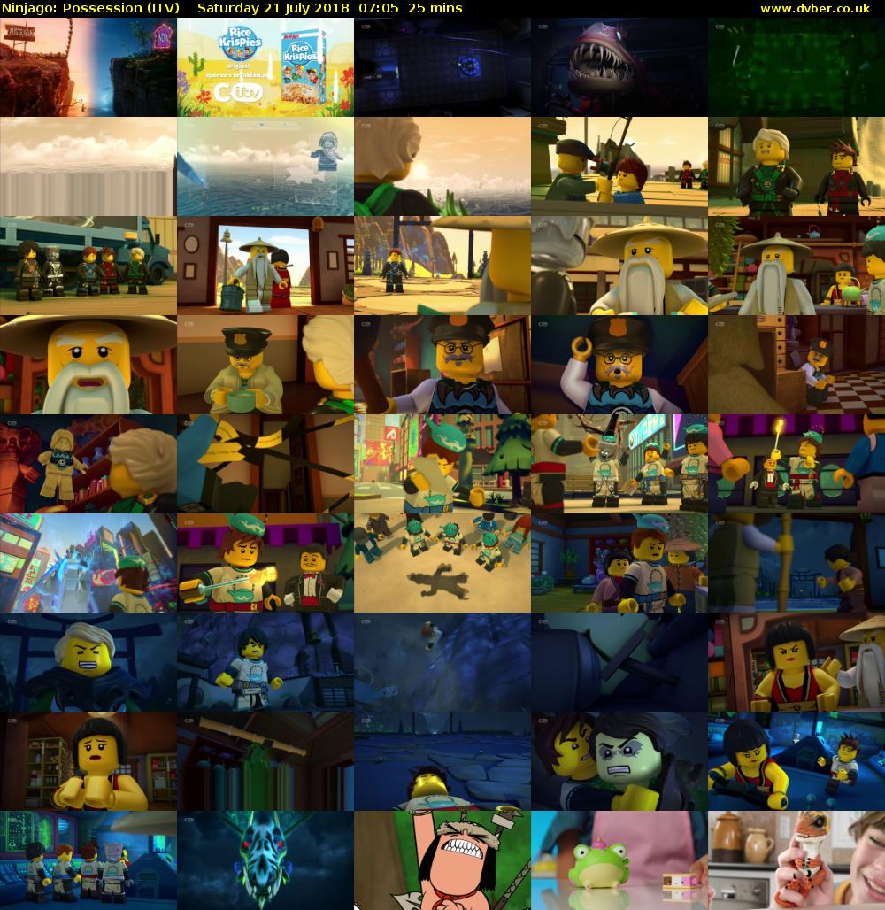 Ninjago: Possession (ITV) Saturday 21 July 2018 07:05 - 07:30