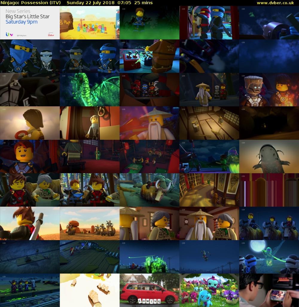 Ninjago: Possession (ITV) Sunday 22 July 2018 07:05 - 07:30