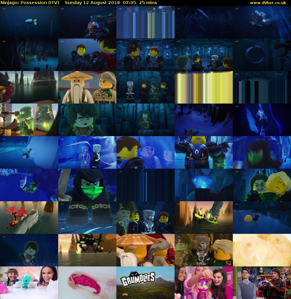 Ninjago: Possession (ITV) Sunday 12 August 2018 07:05 - 07:30